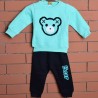 High Quality Teddy bear fleece material kids suit